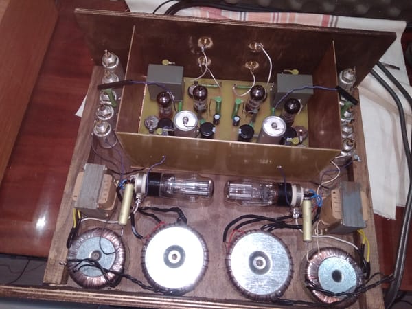 Корректор 6н23п каскод+SRPP